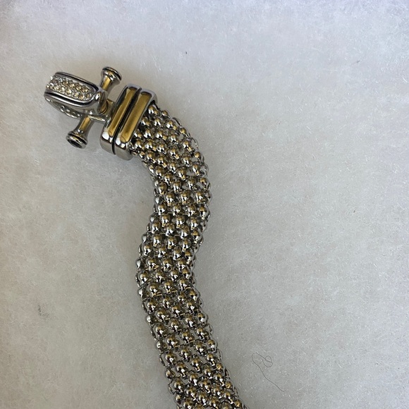 Real Collectibles by Adrienne Silver Bracelet with Clasp - Picture 4 of 5